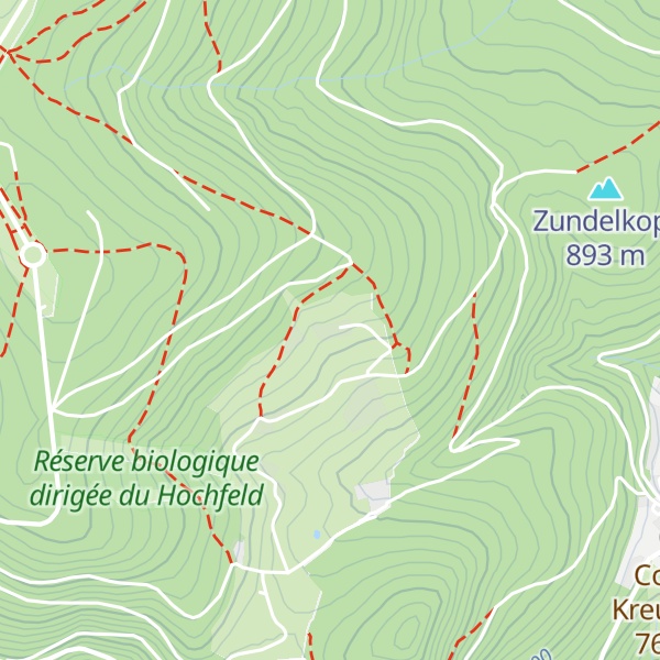 Map of La Chaume des Veaux (les amis de la nature)