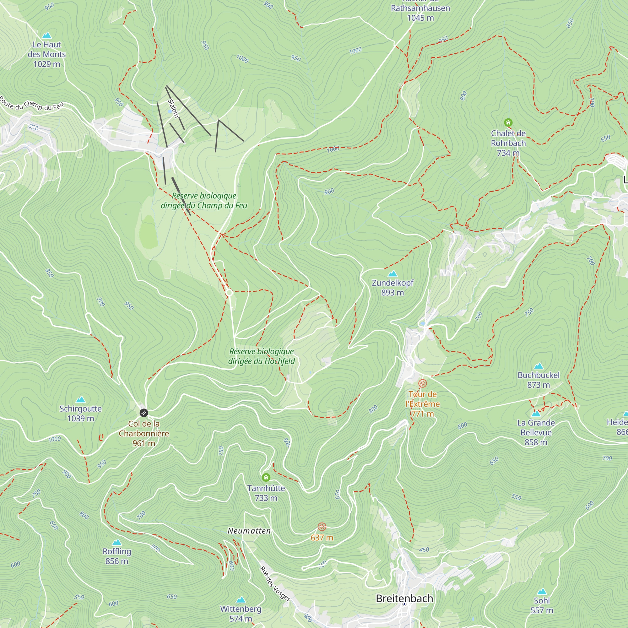 La Chaume des Veaux (les amis de la nature) map