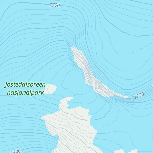 Map of Raudskarvfjellet