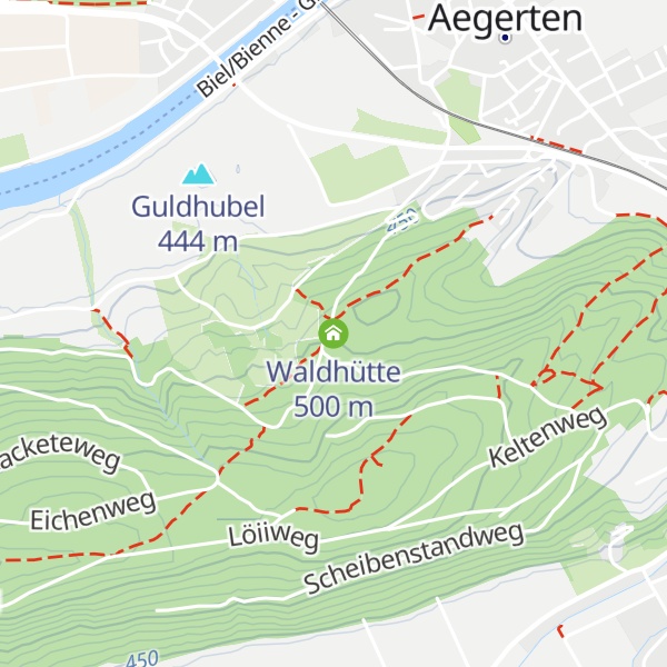 Map of Waldhütte