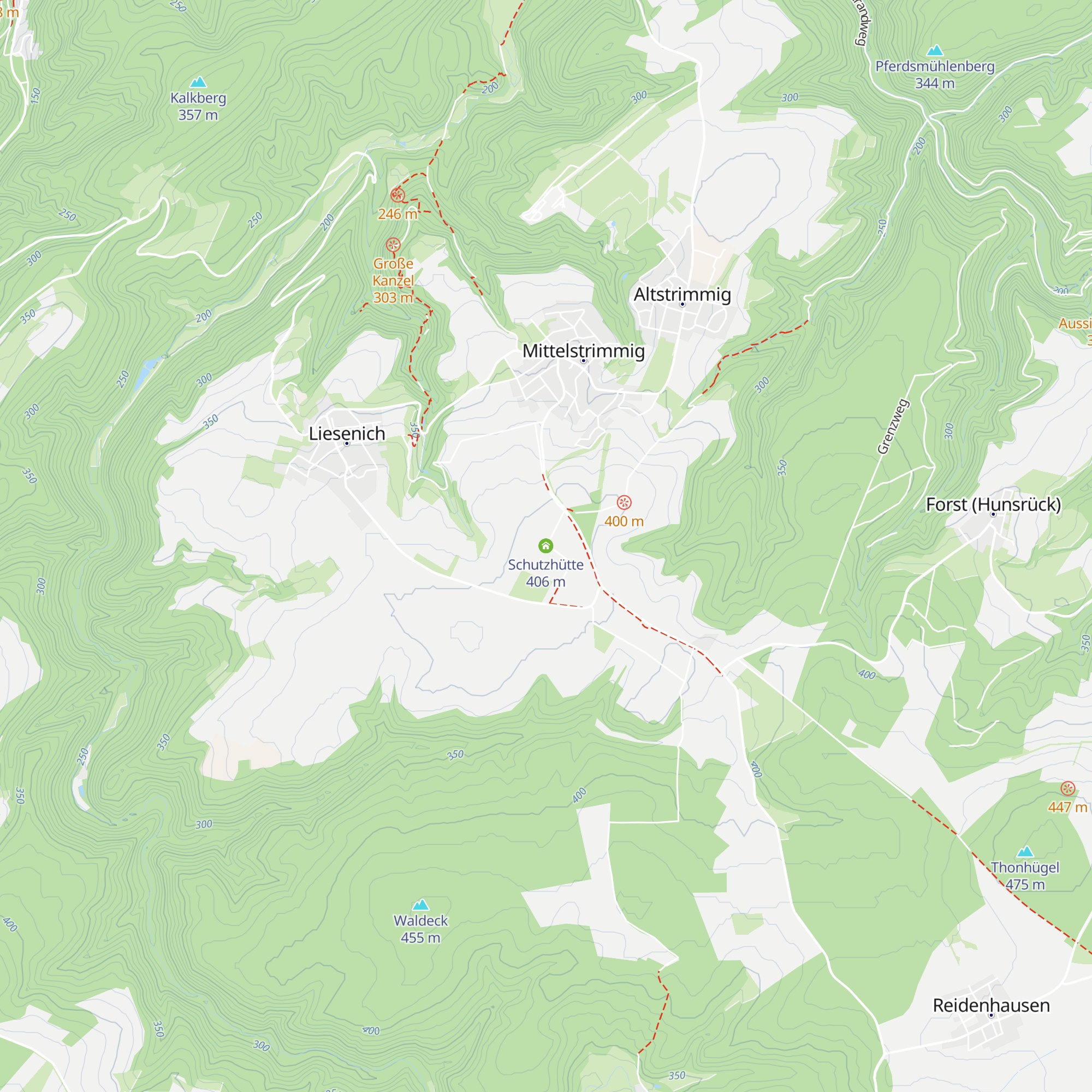 Schutzhütte map