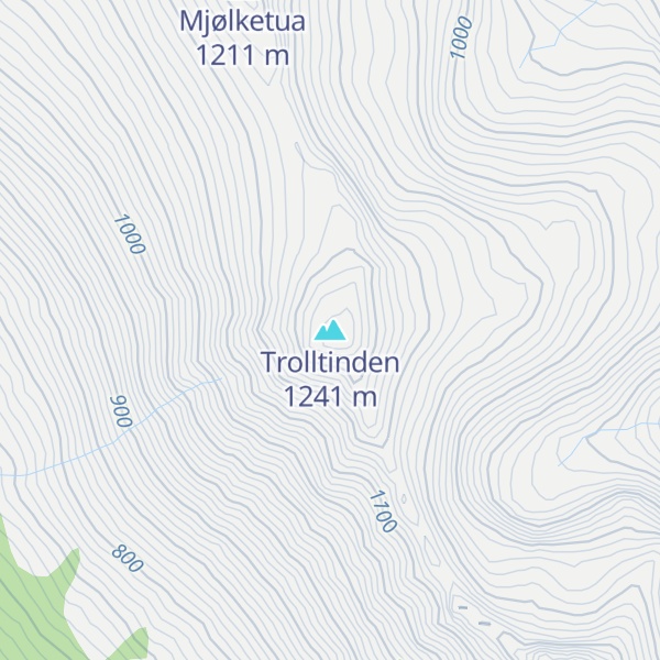Map of Trolltinden