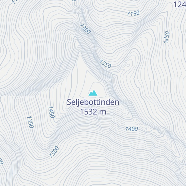 Map of Seljebottinden