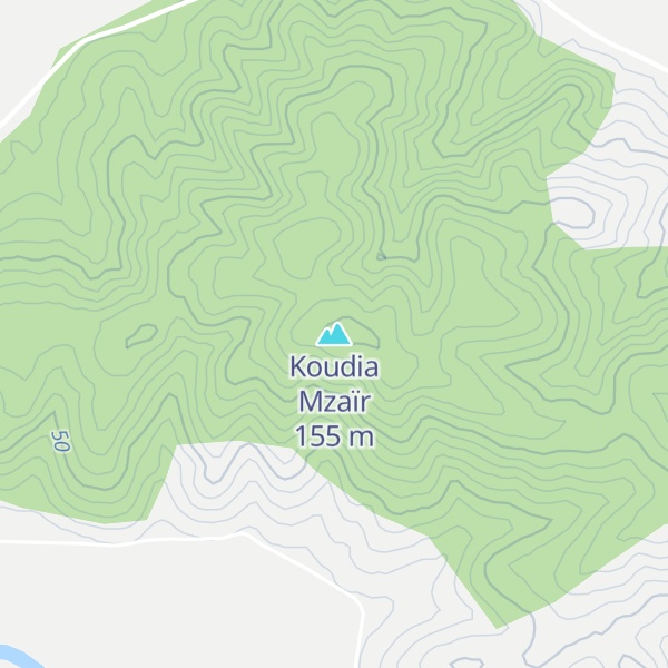 Map of Koudia Mzaïr