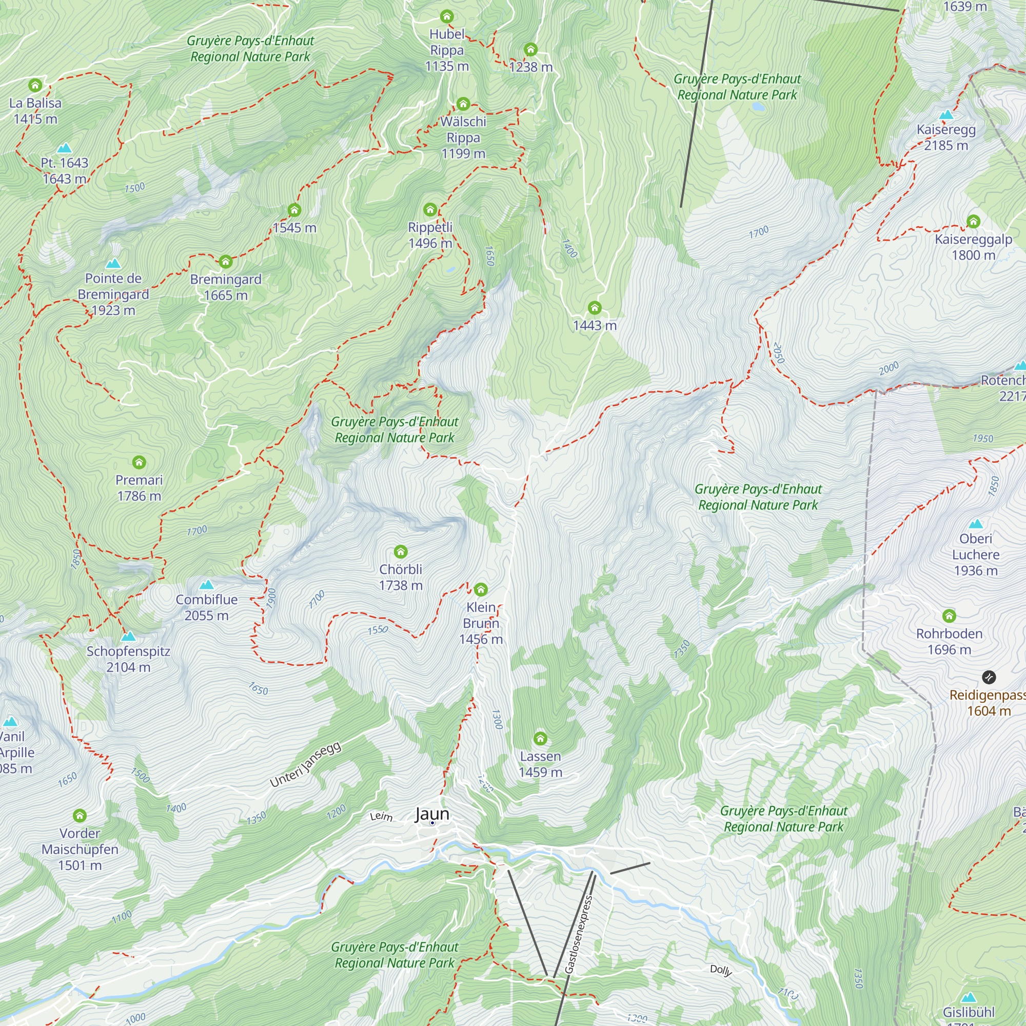 Ritzlialp map