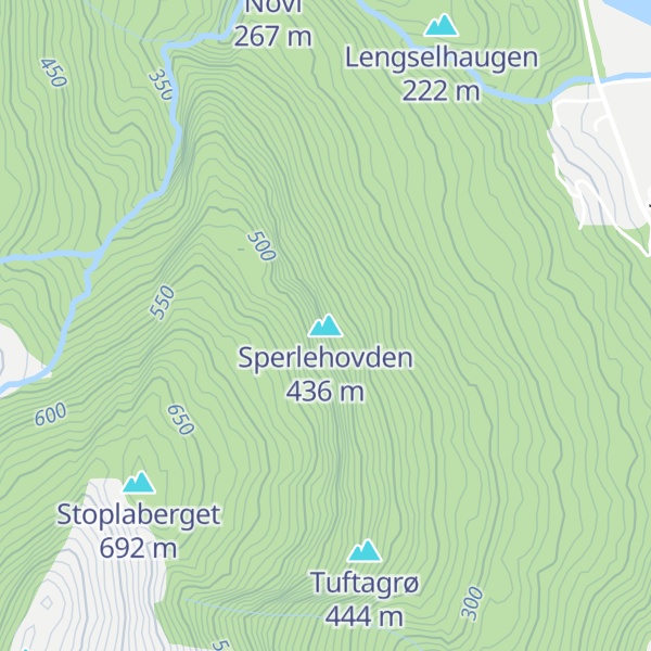 Map of Sperlehovden