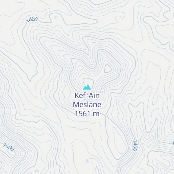 Map of Kef ’Aïn Meslane