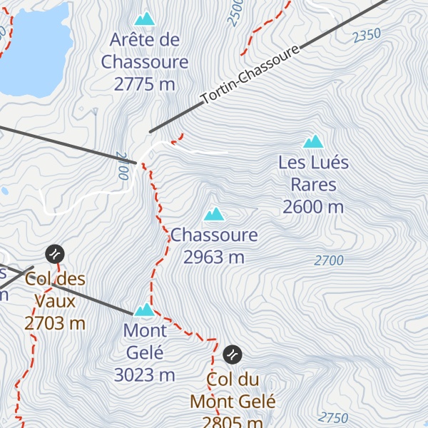 Map of Chassoure