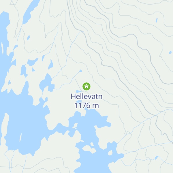Map of Hellevatn
