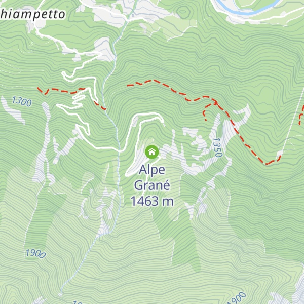 Map of Alpe Grané