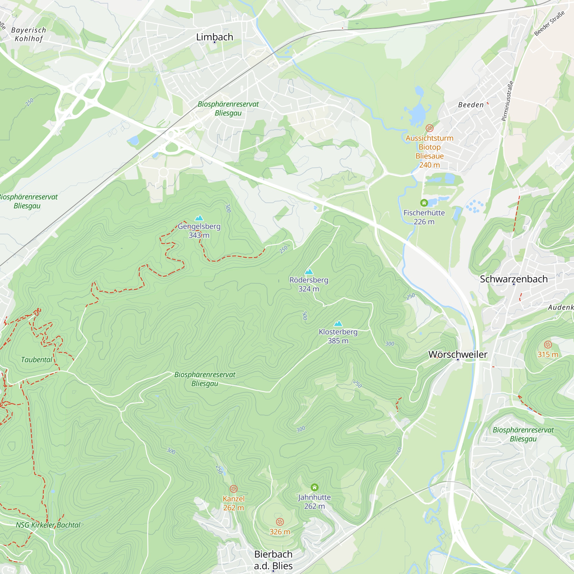 Forsthütte map