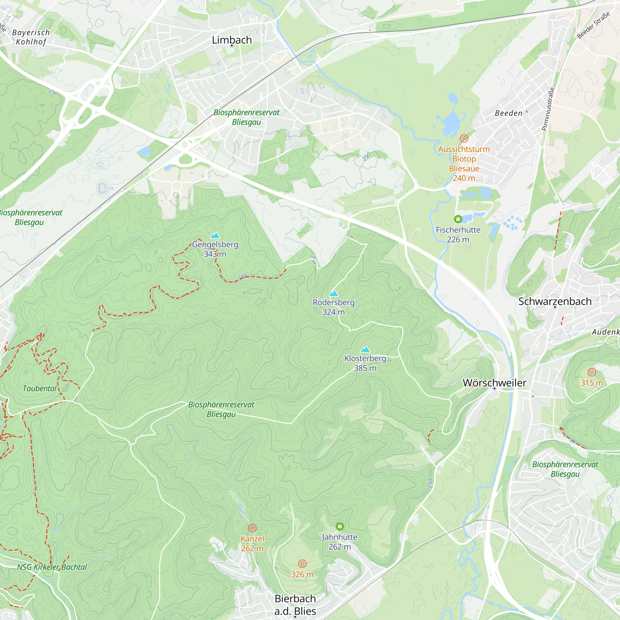 Forsthütte map