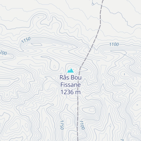 Map of Râs Bou Fissane