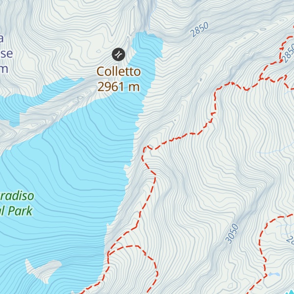 Map of Bivacco Luciano Gratton