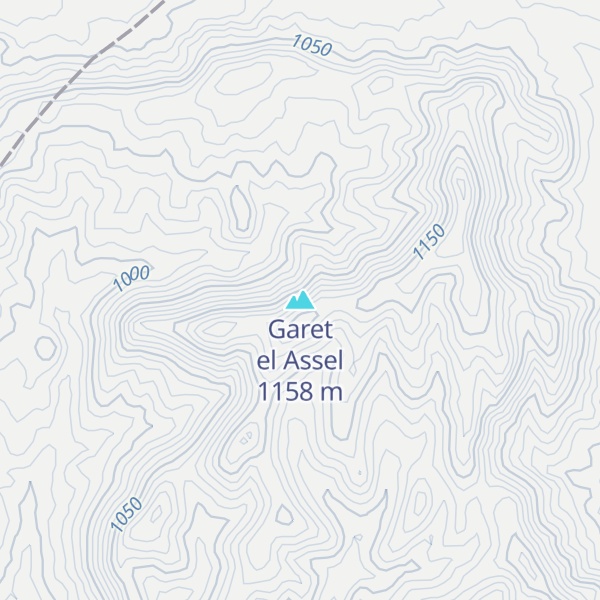 Map of Garet el Assel