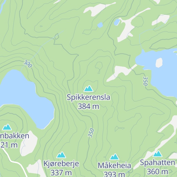Map of Spikkerensla