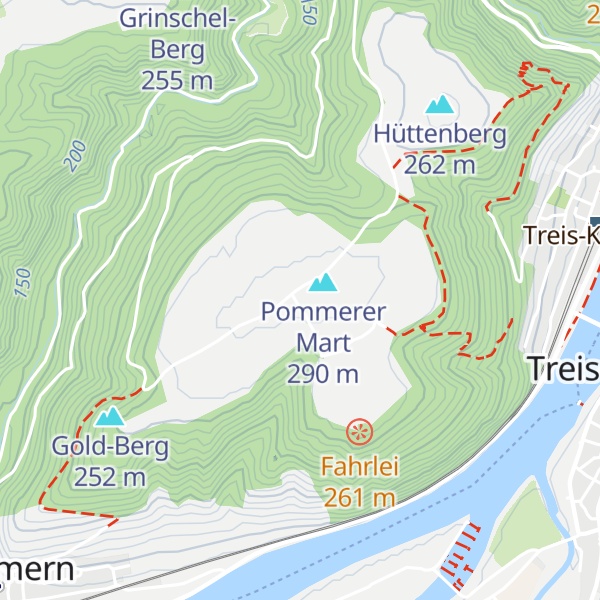 Map of Nachbau einer "Hütte" mit natürlichen Materialien
