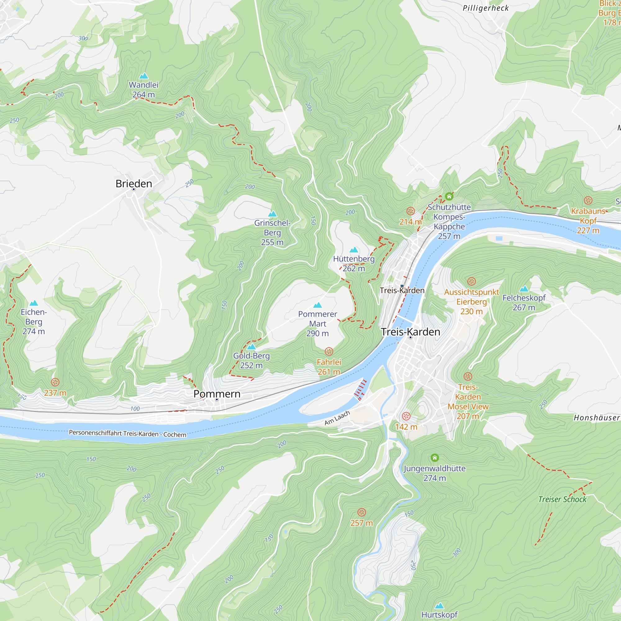 Nachbau einer "Hütte" mit natürlichen Materialien map