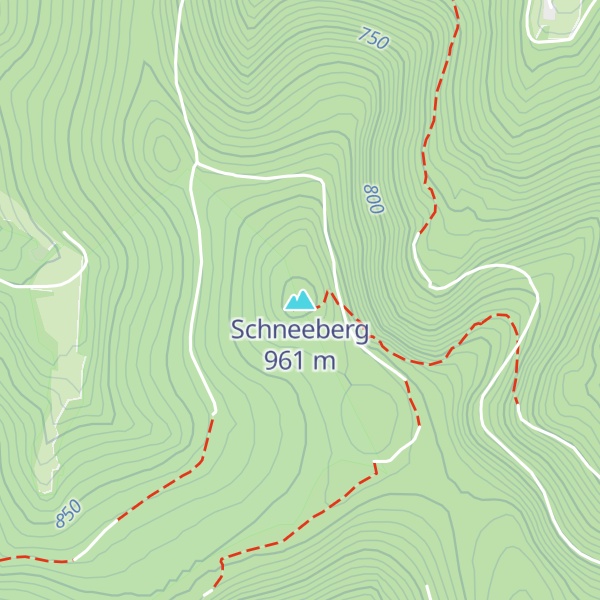 Map of Schneeberg