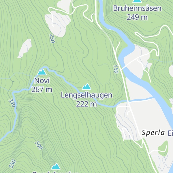 Map of Lengselhaugen