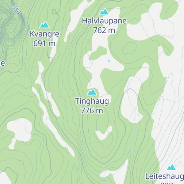 Map of Tinghaug
