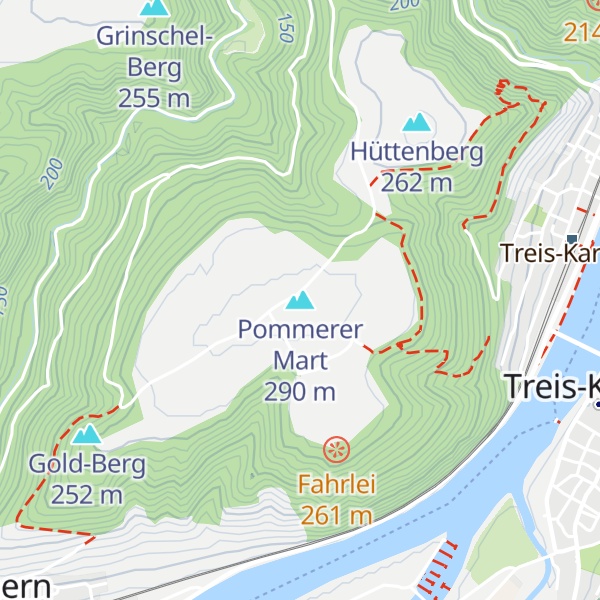 Map of Pommerer Mart