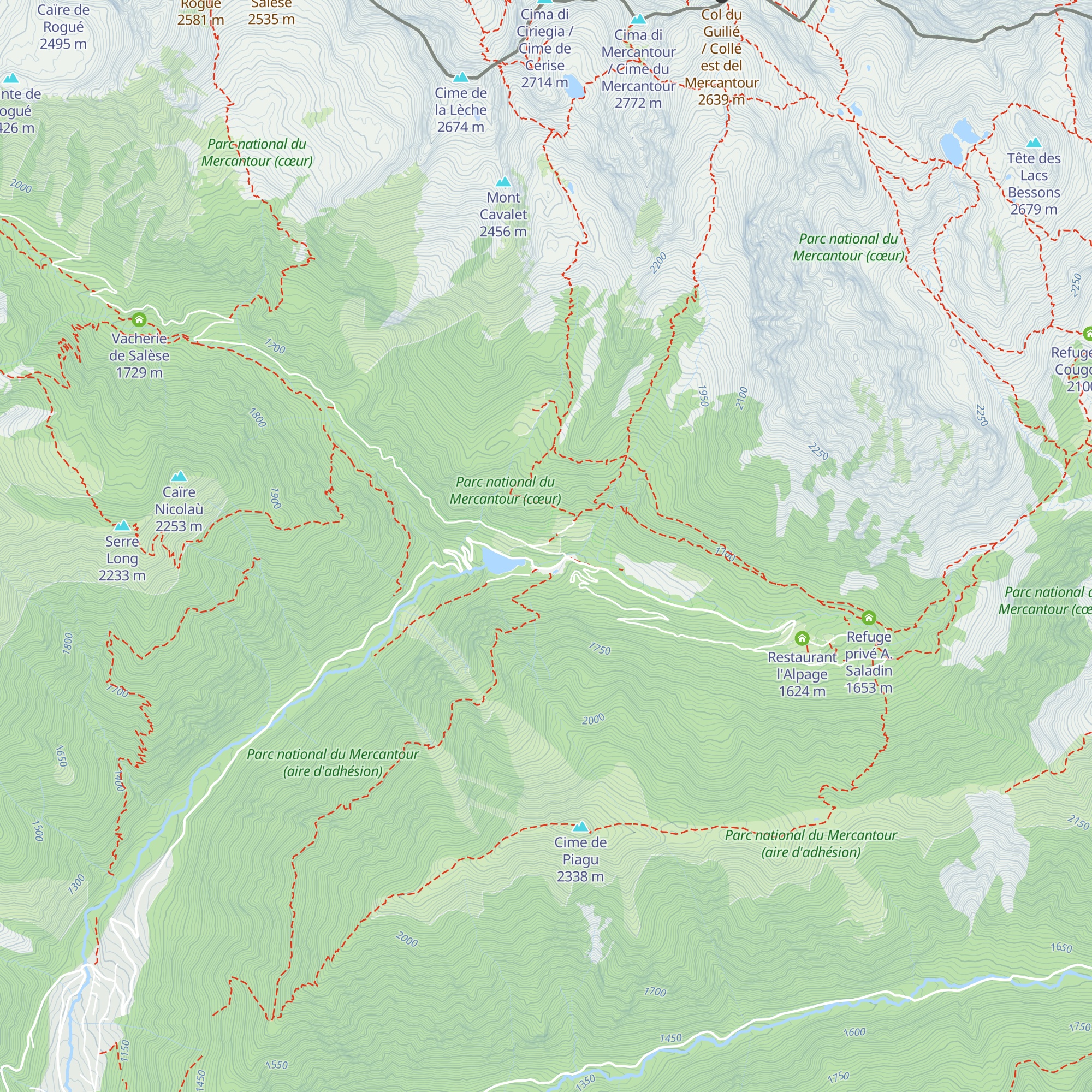 Gite d'Étape du Boréon map