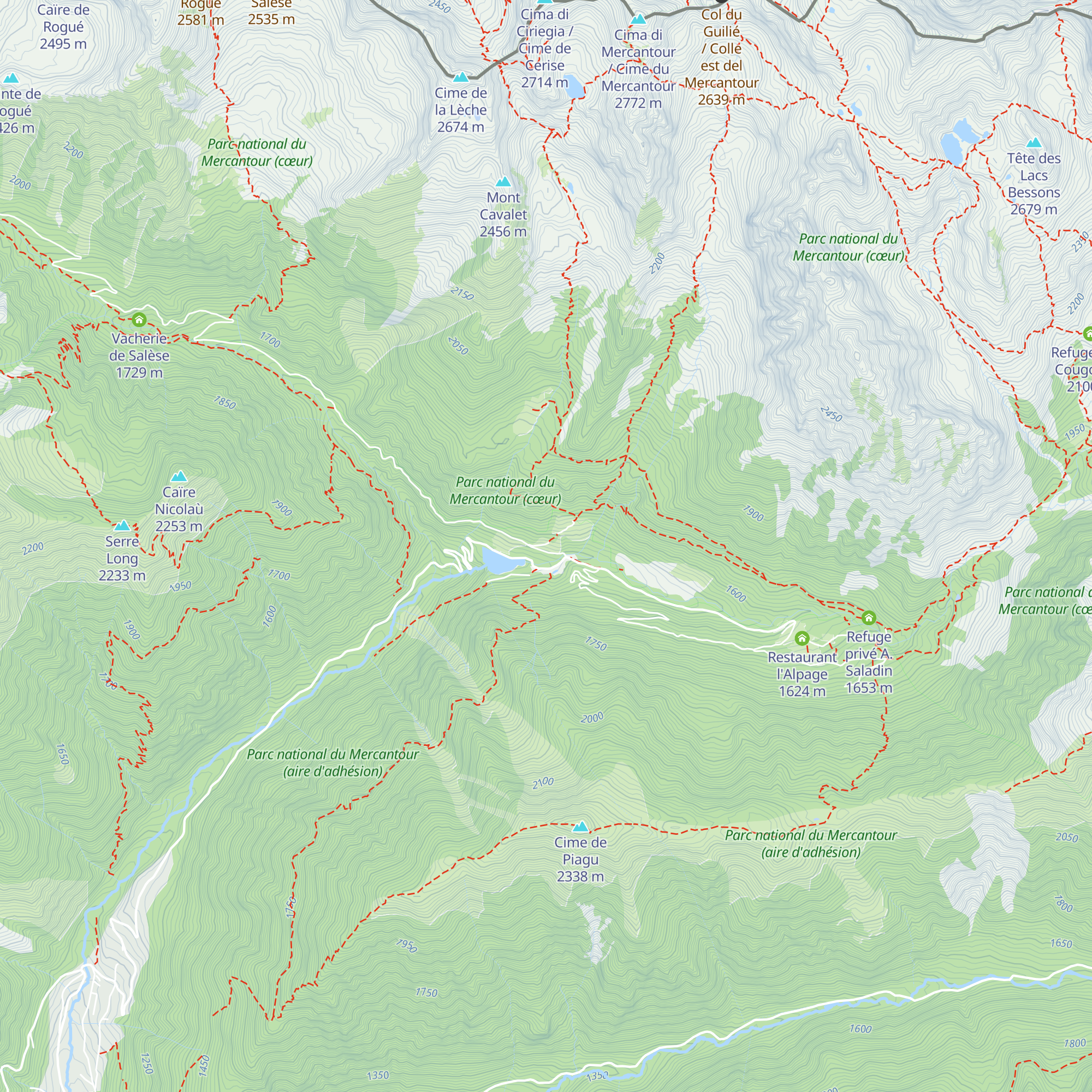 Gite d'Étape du Boréon map