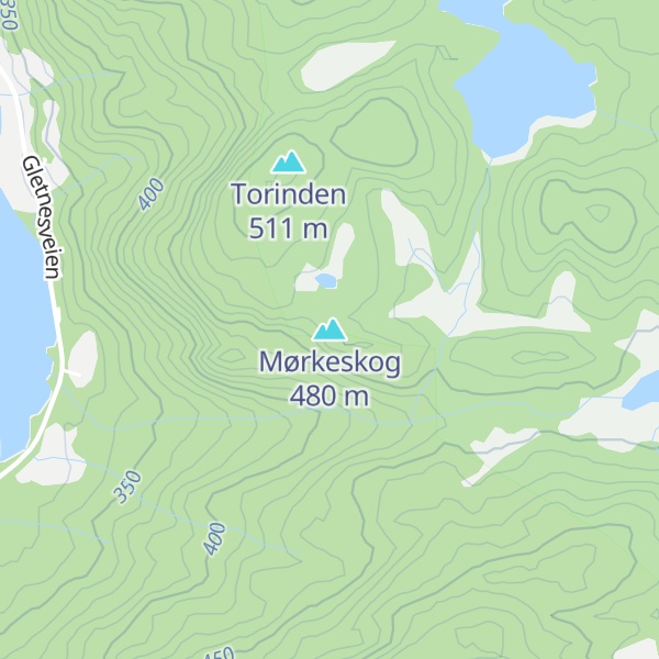 Map of Mørkeskog