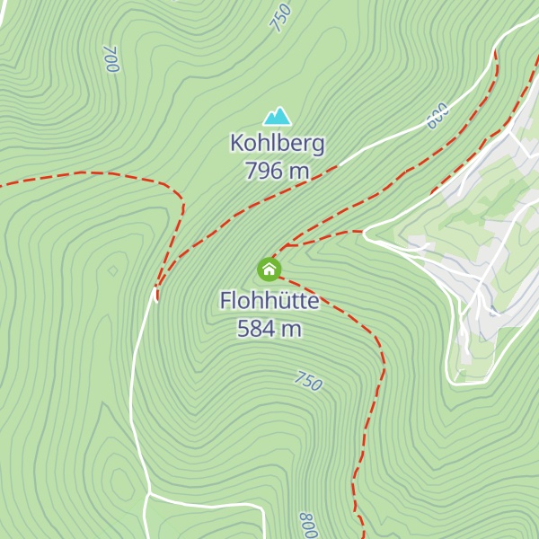 Map of Flohhütte