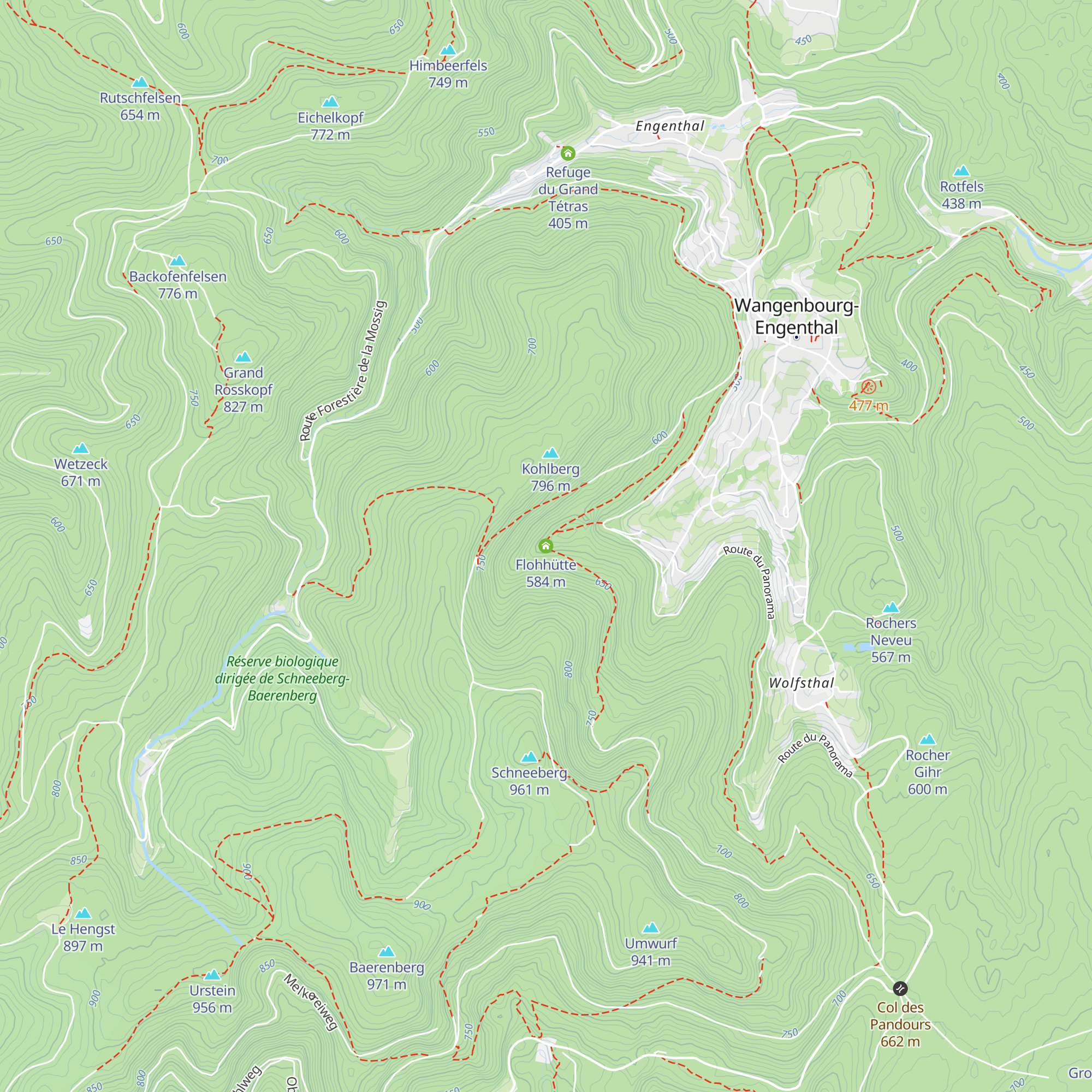 Flohhütte map