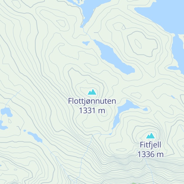 Map of Flottjønnuten