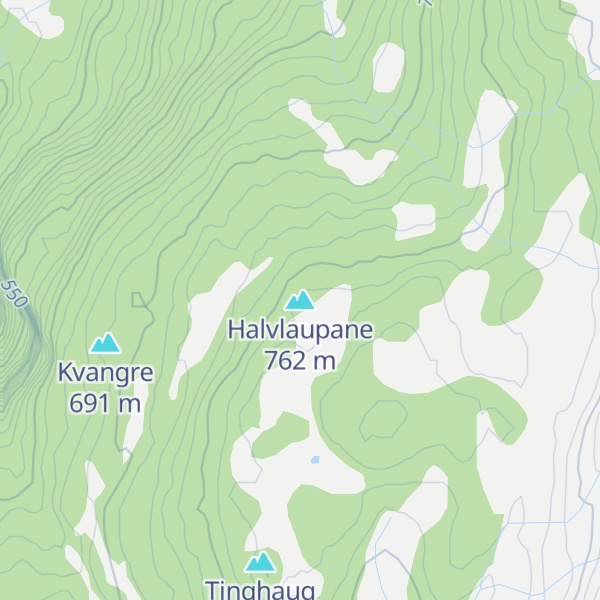 Map of Halvlaupane