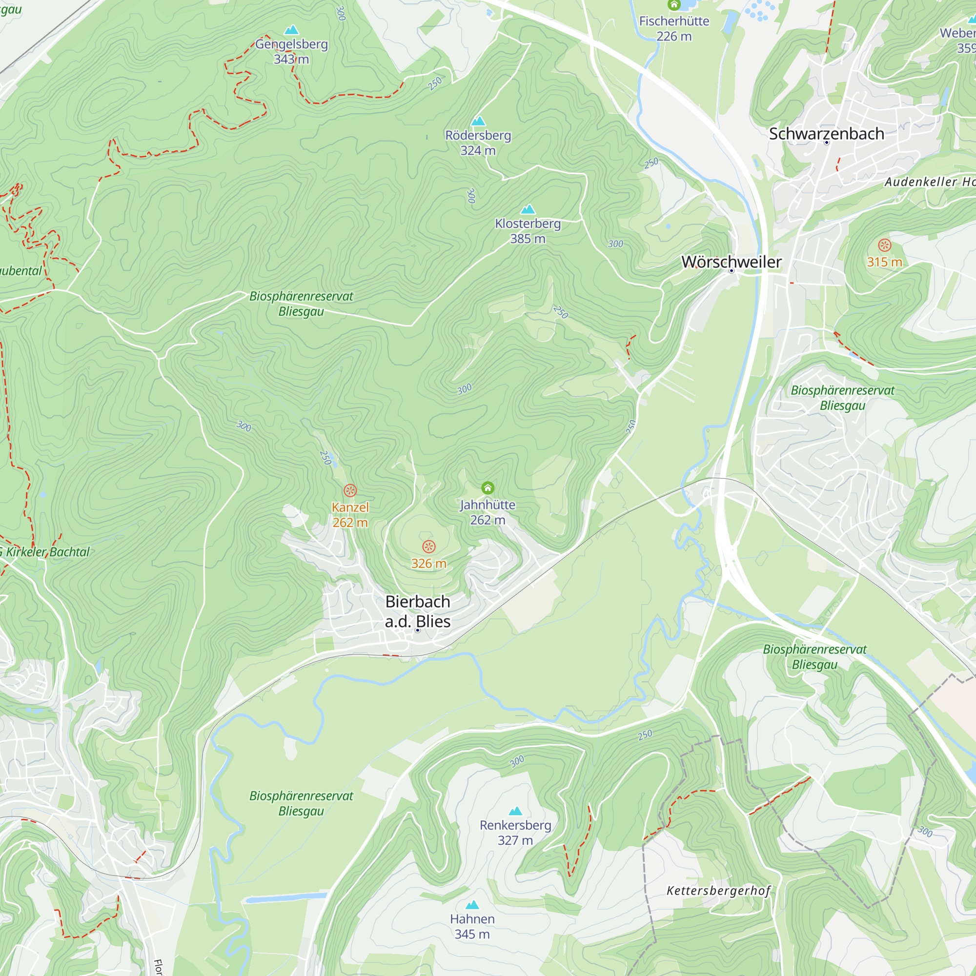 Jahnhütte map