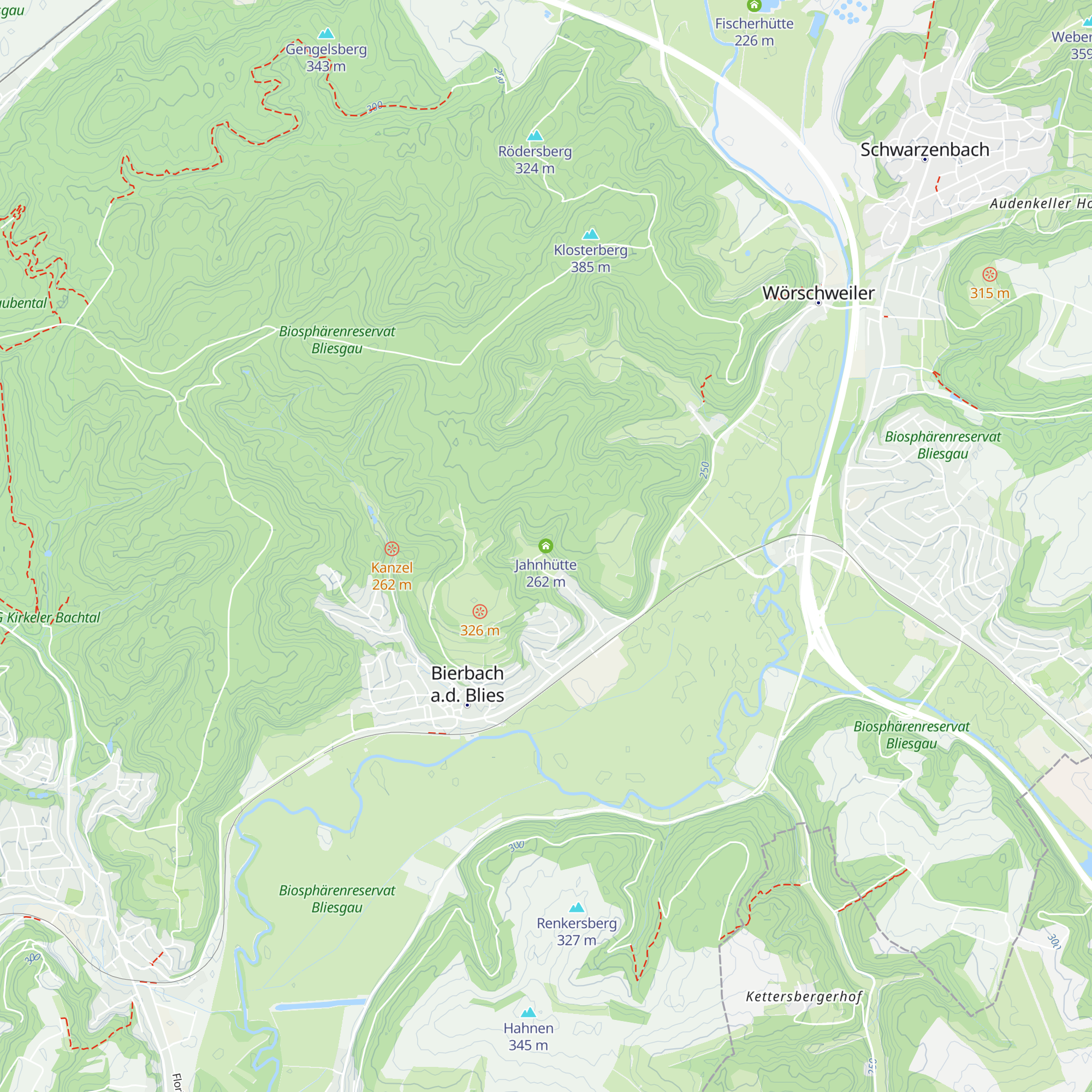 Jahnhütte map