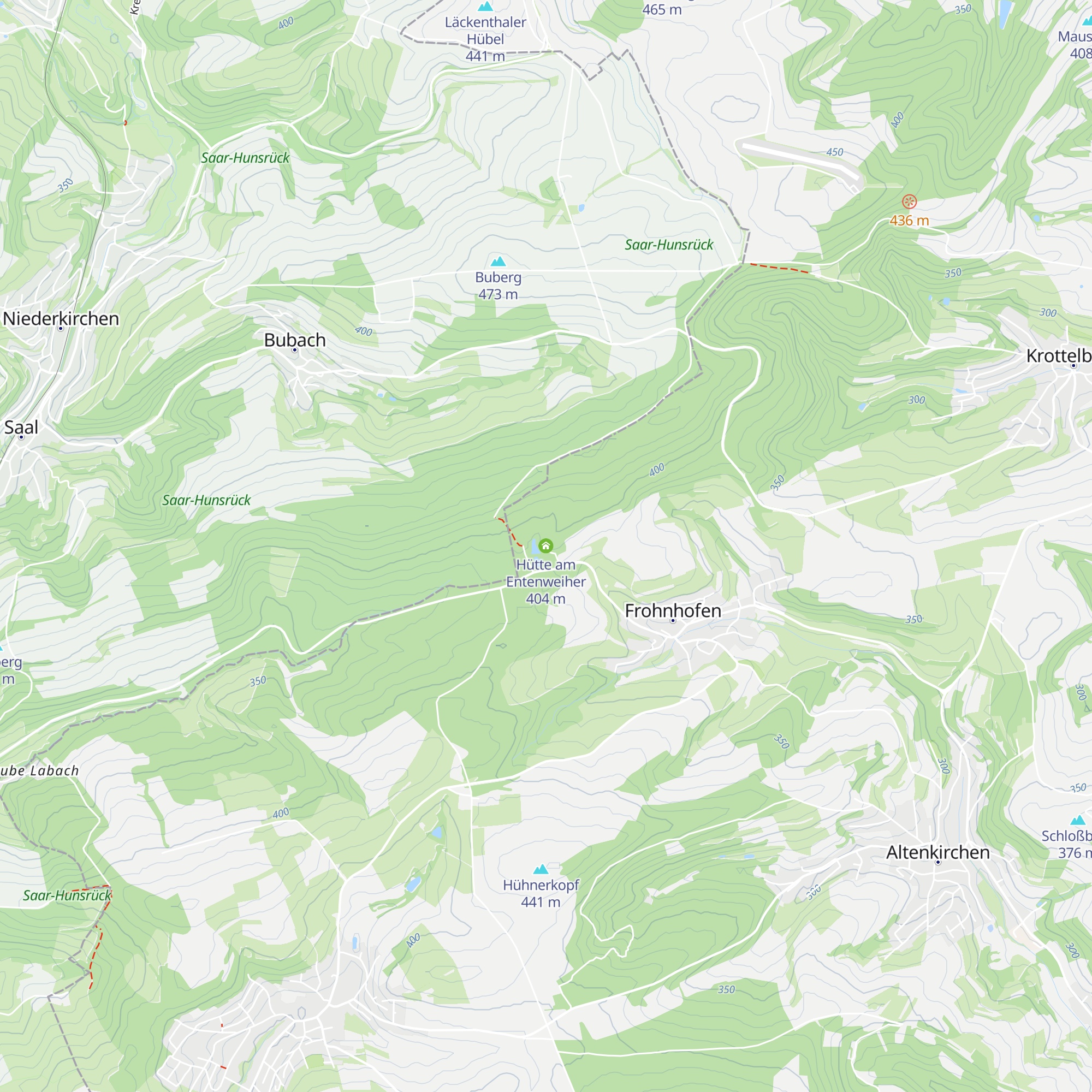 Hütte am Entenweiher map