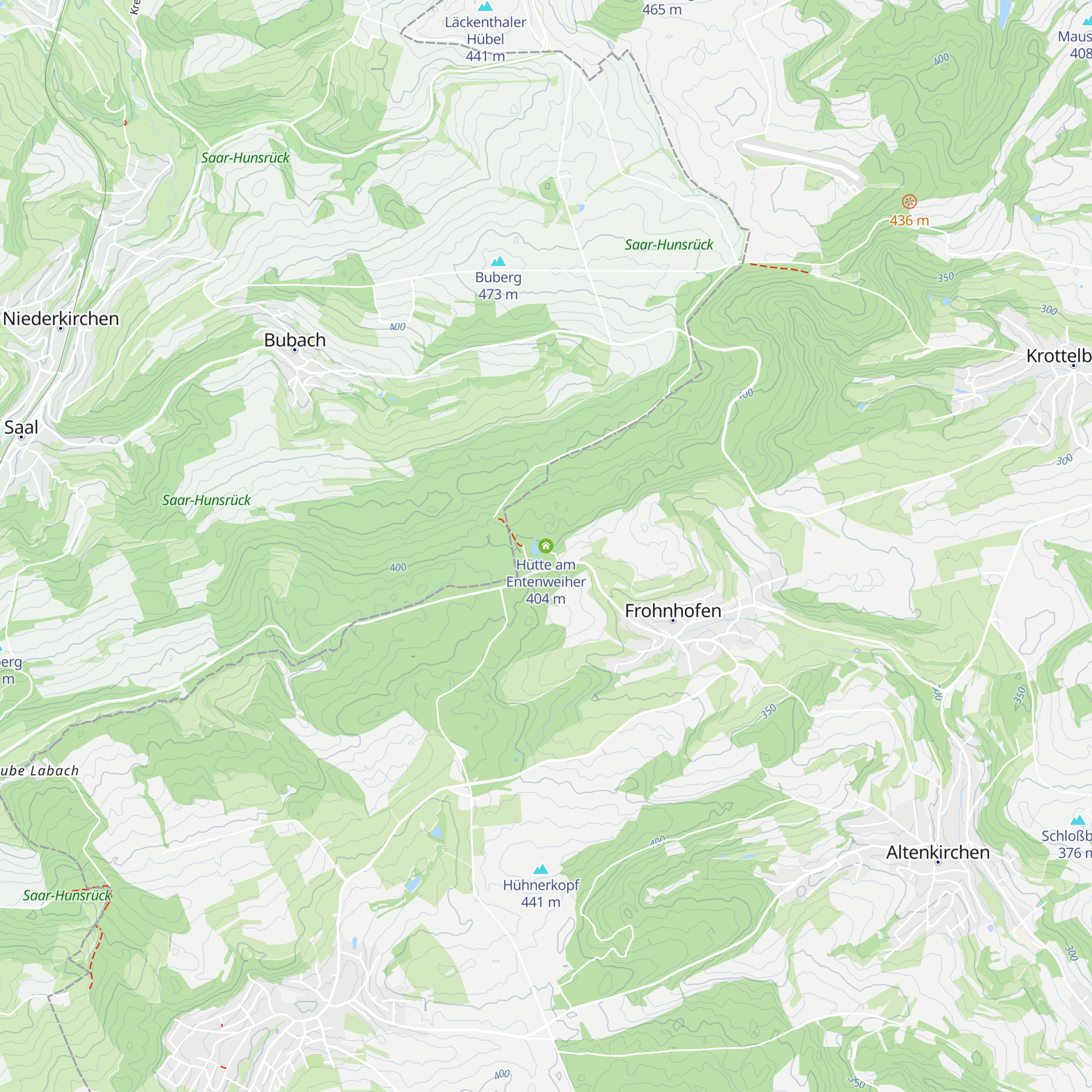 Hütte am Entenweiher map