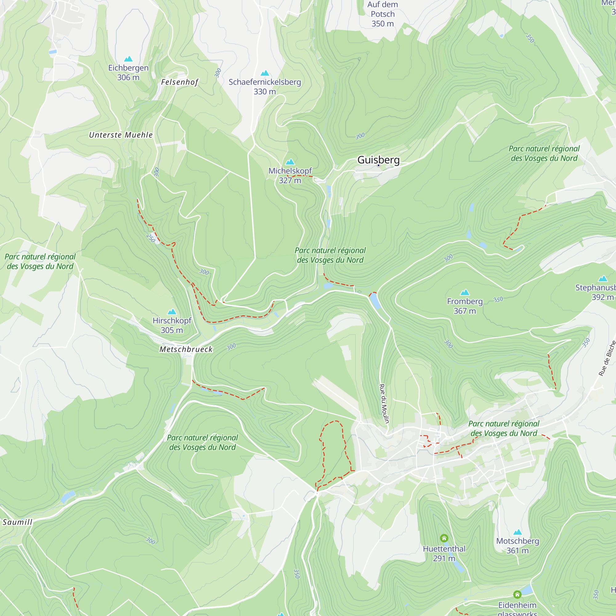 Glashuettendeich map