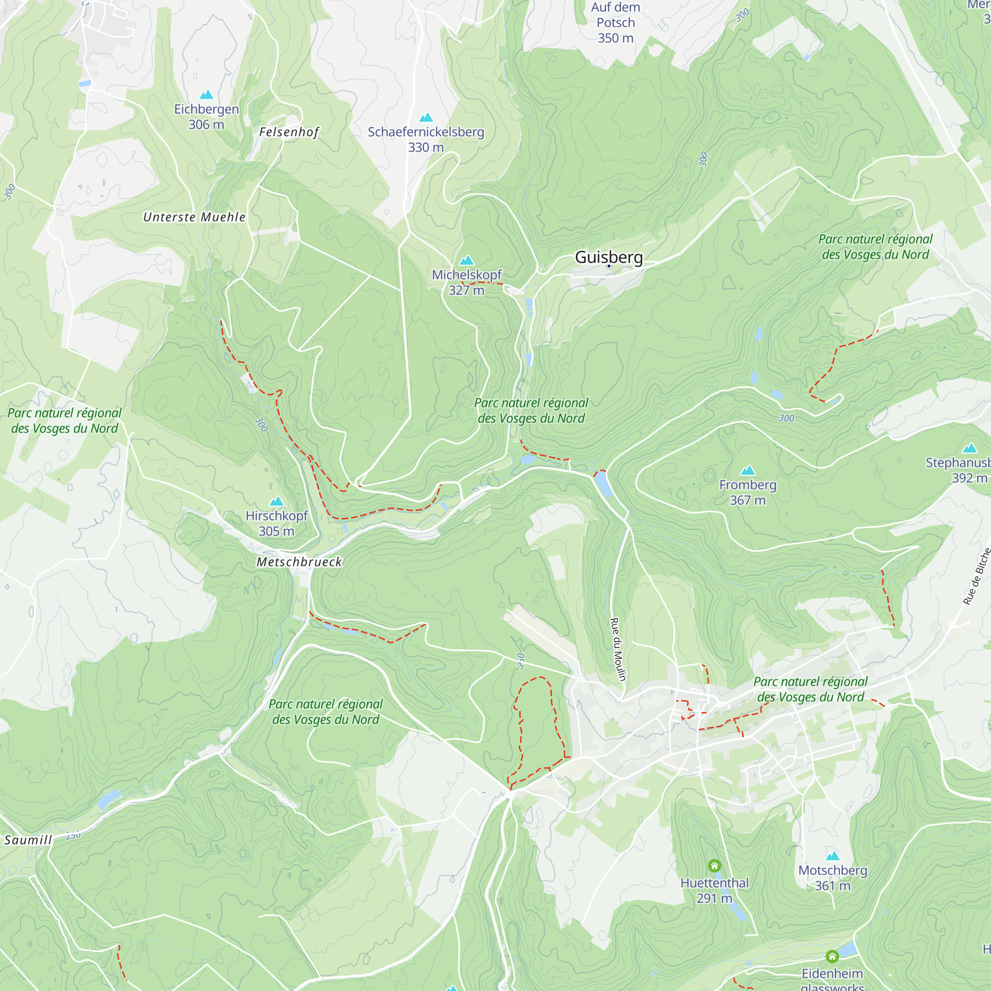 Glashuettendeich map