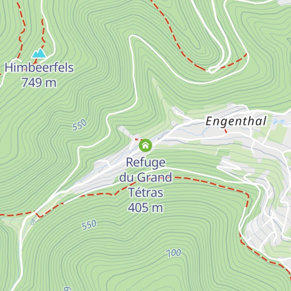 Map of Refuge du Grand Tétras