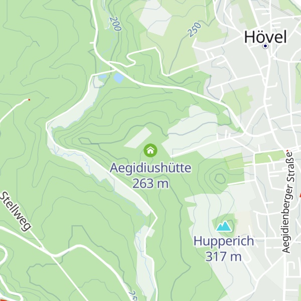 Map of Aegidiushütte