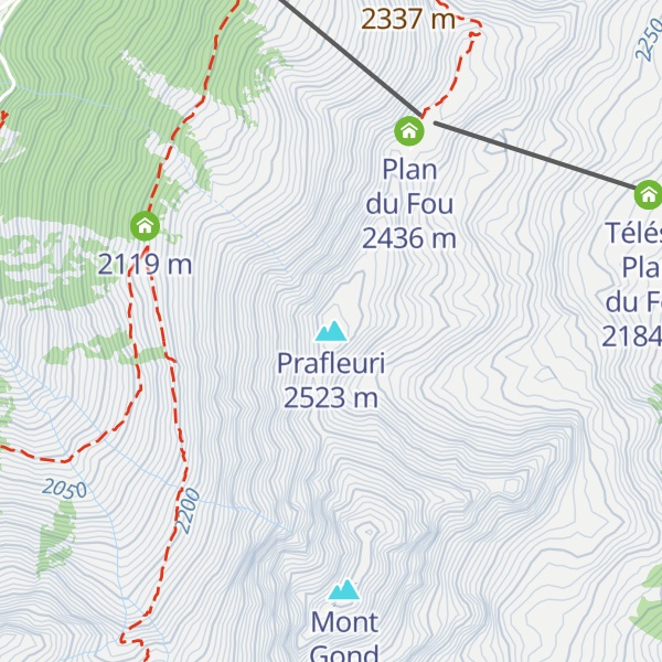 Map of Prafleuri