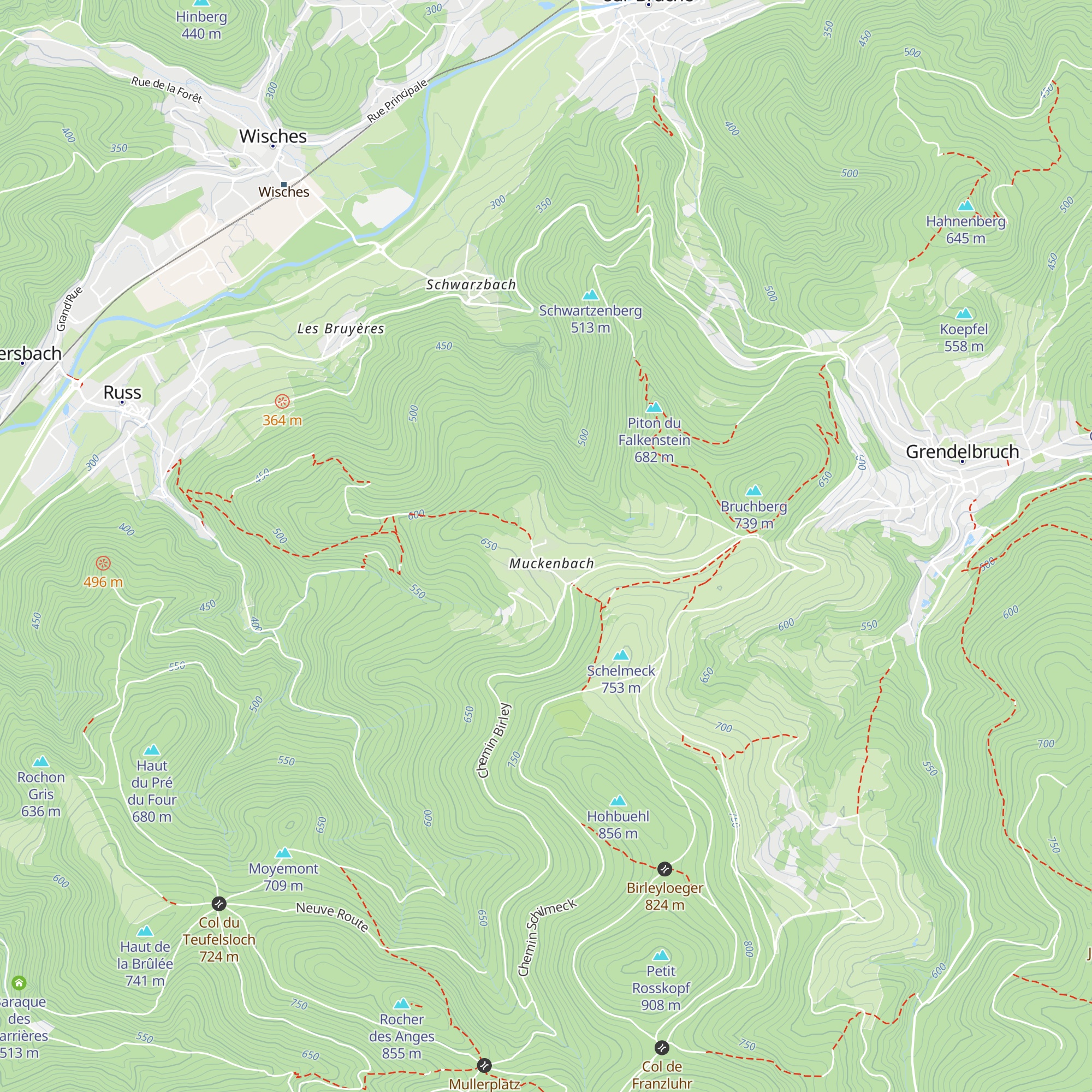 Le Muckenbach map