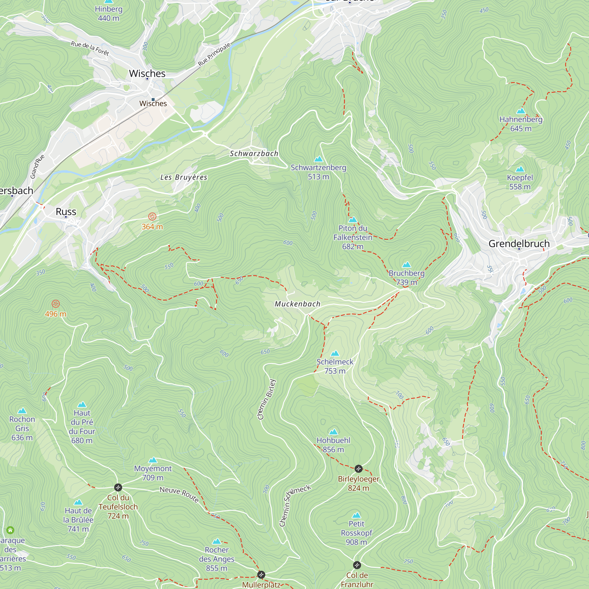 Le Muckenbach map