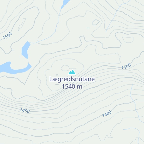Map of Lægreidsnutane