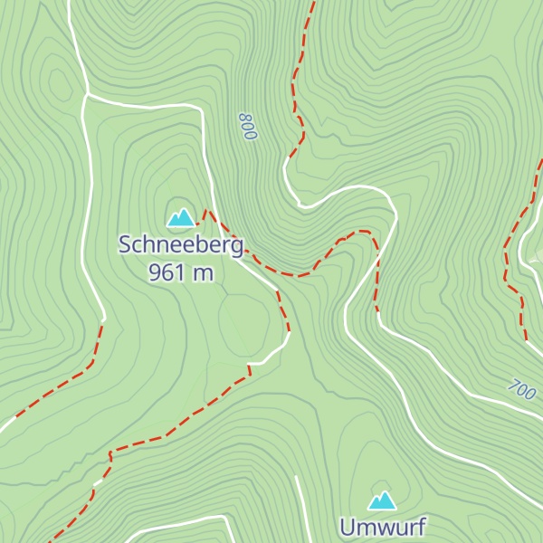 Map of Refuge du Schneeberg