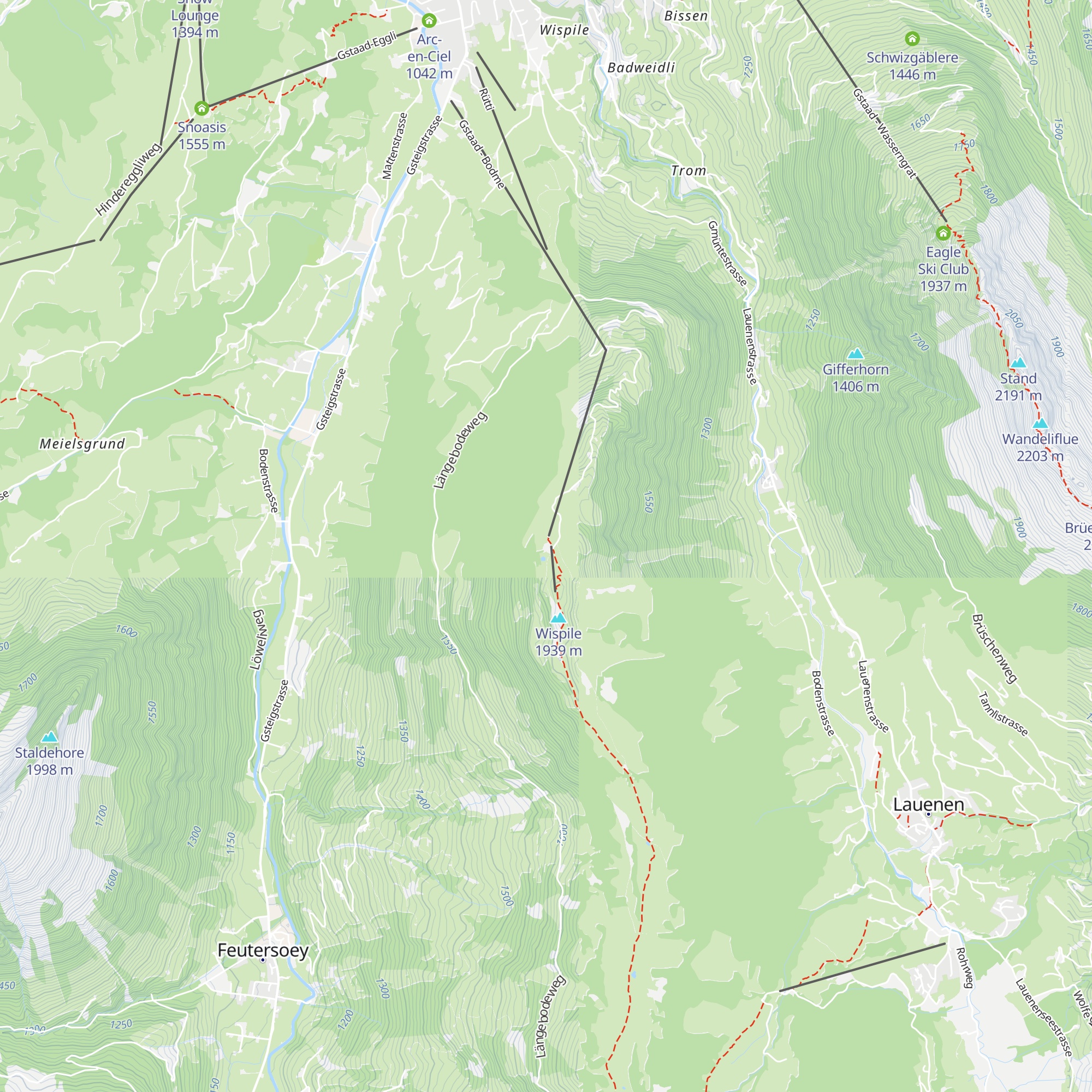 Berghaus Wispile map