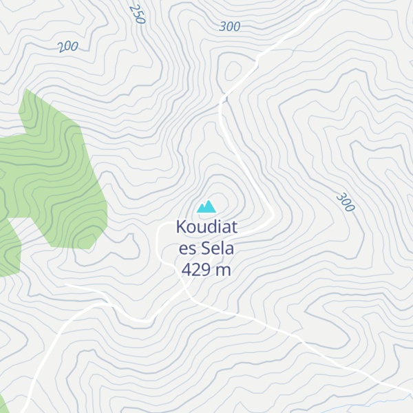 Map of Koudiat es Sela