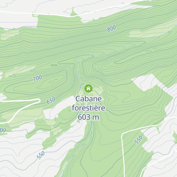 Map of Cabane forestière