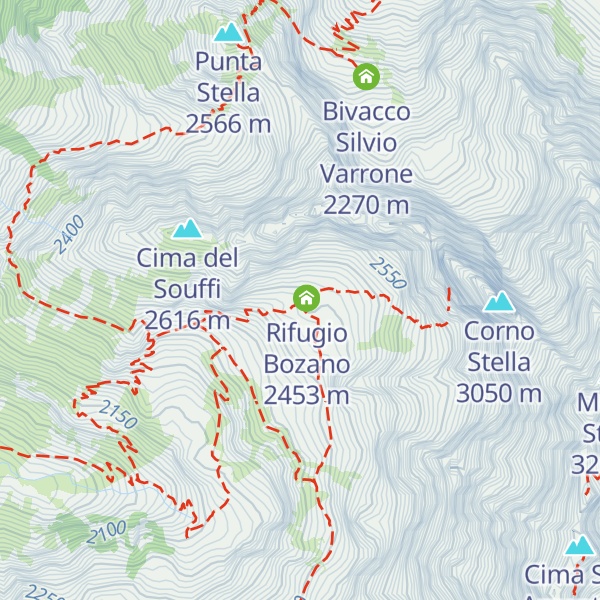 Map of Locale invernale